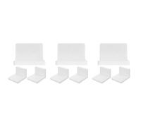 Sosoport 3 Set Multifunzionale Foro-Parete Giardino Vaso Pianta Posizionamento Mini Contenitore Bordo 3 Pz Recinzione Supporti Rack Tavolo Telaio Pianta Scaffalatura Adesivo