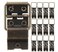 Sosoport 30 Cerniere in Metallo Retrò per Scatole di Legno Mini Cerniere Piccole per Portagioie con Viti Set da 30 Pezzi Resistenti e Antiruggine per Artigianato e Mobili in Miniatura