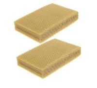 Sosoport 30 Pezzi Lastre Fondamenta in Cera d'Api Naturale per Apicoltura Fogli Adattabili per Arnie Supporto per Produzione e Creazione Candele Artigianali (30 PCS)