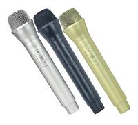 Sosoport 3pezzi Microfono Giocattolo Per Ragazzo in Plastica Modelli Microfoni Finti Per Esercitarsi Nel Parlare Accessori Per Giochi Ruolo e Feste