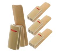 Sosoport 4 Pezzi Allegro per per principianti kuaiban strumenti musicali shaker per strumento musicale per nacchere Clapper bambù Beige