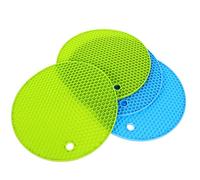 Sosoport 4 Pezzi Antiscivolo per Apriscatole in Silicone 6.8 Pollici per Facile Apertura Barattoli e Bottiglie Utensili per Persone Manos Deboli