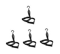 Sosoport 4 Pezzi Gancio Per Scarponi Da Wading Ganci Per Auto Pesciolino Contatore Verticale Viaggio Esche Per Basso Cinghia Per Appendere Lo Stivale Scarpiere Trampolieri Carpa Nylon Black