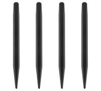 Sosoport 4 Pezzi Penna Touchscreen Doppia Punta Nera per Tablet e Lavagne Elettroniche Alta Precisione con Punta Fine Struttura Magnetica Portatile per Riunioni e Lezioni