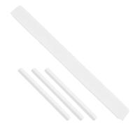 Sosoport 4 Pezzi Pietra Abrasiva per Ceramica e Modellazione, Bianca | Adamas, per Scultura Dell'argilla, Uso Professionale, Levigatura di Precisione, Finitura Uniforme