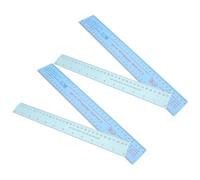 Sosoport 4 Pezzi Strumento per Modellare Ceramica e Argilla Righello di Plastica per Misurazione Accurata del Ritiro, Supporto Didattico per Progetti Creativi e Artigianali