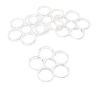 Sosoport 4 Pezzi Supporto per Bouquet Floreale in Plastica Griglia a 6 Fori, Inserto Riutilizzabile per Composizioni Floreali, Organizzatore Steli per Decorazioni Fai da Te e Vasi da Casa