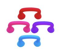 Sosoport 4 Pezzi telefono giocattolo per Leggere i puntatori per materiale didattico terapia giocattoli logopei giocattoli di fonetica leggere i telefoni per la classe plastica
