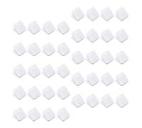 Sosoport 40 Pezzi Fermacartelle per Ufficio e Scuola in Plastica Bianca Clip Piccole per Documenti Foto e Sigillare Sacchetti Alimenti Organizzazione Pratica per Casa e Lavoro