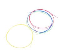 Sosoport 4pezzi Corde in Nylon Colorate Per Ukulele Corde Per Violino Accessori Per Strumenti Musicali Parti Di Ricambio Per Ukulele Soprano Da Concerto e Tenore Principianti