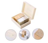 Sosoport 4pezzi Cubo Di Rame Cubo Di Ferro Blocco Di Alluminio Prodotti Per Educazione Scientifica Blocco Di Metallo Elementi Scolastici Ricerca Sulla Densità Calore Specifico Peso Specific