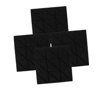 Sosoport 4pezzi Pannelli Acustici Adesivi in Ignifuga Pannelli Fonoassorbenti Per Pareti Per Studi Di Registrazione Uffici e Prove Per Migliorare Trattamento Acustico