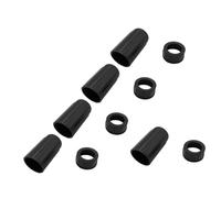 Sosoport 5 Impostati Maniche Protettive per Flauto Protezione Resistente All Abrasion Design Semplice e Pratico per Musicisti Colore Nero