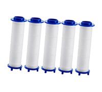 Sosoport 5 Pezzi Filtro Doccia Professionale Cartuccia Sostituibile con Ad Alta Compressione da Anticalcare per Dura Accessorio Bagno Efficiente e Facile da