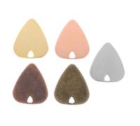 Sosoport 5 Pezzi plettri per chitarra elettrica plettri per le dita in acciaio inossidabile contenitore per plettri Parezioni di chitarra in legno chitarra prendi il pugno puas