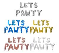 Sosoport 5 Set Di Palloncini A Forma Di Animali Palloncini Per Compleanno Di A Forma Di Gattino Con Lettere Pawty Articoli Per Il Compleanno Di