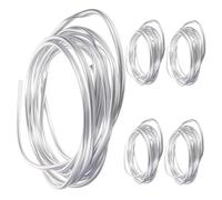 Sosoport 5 Strisce Protettive per Bordi Porta Auto in PVC Elettroplaccato Argento Antigraffio Adesive per Protezione Portiera e Guarnizione Design Ergonomico Resistente e Facile da