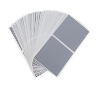 Sosoport 50 Pezzi Adesivi Gratta Argento Autoadesivi Forte Aderenza in Carta per Codici Coupon e Marketing 50 Fogli per Inviti Matrimonio e Sorprese