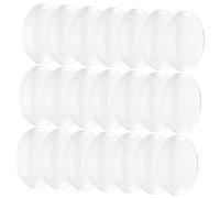 Sosoport 50 Pezzi Lente Biconvessa Trasparente 25mm Per Esperimenti Scientifici e Progetti Fai Da Te, Lente Ottica Didattica Di Fisica, Strumenti Ottici Per Insegnamento e Artigianato Creativo