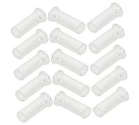 Sosoport 50 pezzi Manicotti per Lampade Ottiche Plastica Durevole Accessori Fissaggio per Fibre Ottiche Uso Semplice per Decorazioni Notturne e Feste