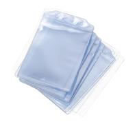 Sosoport 50 Pezzi Porta Tessere da Lavoro Trasparente in PVC Resistente Custodia Porta Badge Leggera e Compatta per Tessere Identificative Carte Associative e Uso Ufficio