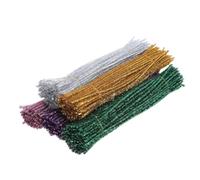 Sosoport 500 Pezzi Metallizzati Scovolini Pollici Glitter 8, 11, per