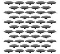 Sosoport 500 Tappi Coprivite in Plastica Nera per Mobili e Armadi - Cappucci Protettivi per Viti di Fissaggio Chiusura a Croce - Coperture Decorative Resistenti per Arredamento e