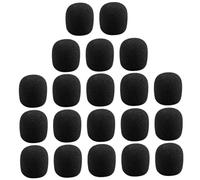 Sosoport 50Pezzi Copertura per Microfono Antivento per Amplificatori e Auricolari Facile da Installare Protezione Duratura per Audio Ottimale