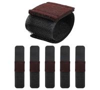 Sosoport 6 Pezzi Feltrini per Mobili con Chiusure a Strappo Protezioni per Pavimenti in Legno Duro Cuscinetti Regolabili per Sedie e Slitte Protezione Antigraffio per Tubi da 18-35 MM