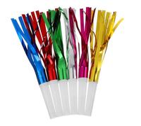 Sosoport 8 Confezioni Soffia Il Fischio Del Drago Alluminio Gigante Gancio Soffio Chiave Fischietti Con Frange Metalliche Trombe Che Producono Rumore Fischio Di Clacson Da Festa Plastica
