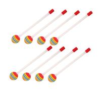 Sosoport 8 Pezzi Bacchette Musicali Forma Lollipop Bacchette Colorate per Percussione Strumento Musicale per Insegnare Ritmo e Divertirsi
