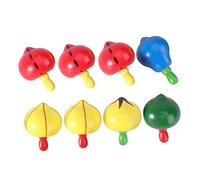 Sosoport 8 Pezzi Trottole di Frutta in Plastica Colorata Giocattolo per Ragazzo Ragazza Anticaduta per Allenare la Coordinazione Occhio-mano per Uso Interno ed Esterno Stili multipli