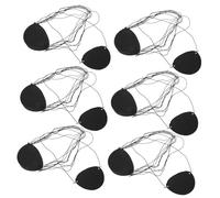 Sosoport 96 Pezzi Bende Occhio Pirata in Feltro Nero Elastiche Accessori Costume Halloween e Cosplay per Adulti Fascia per Feste Tema Pirati