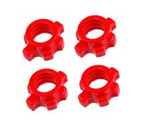 Sosoport Accessori Per Il Fissaggio Del Bilanciere 4 Pezzi Dado Per Manubrio Dado Per Asta Manubrio Dado Di Fissaggio in Plastica Collare Per Attrezzature Fitness Domestiche