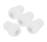 Sosoport Accessori per stetoscopio Tappi per orecchie di ricambio in silicone bianco a forma di zucca 4Pezzi Comfort fit per medici e pazienti in cliniche e ospedali Riduzione