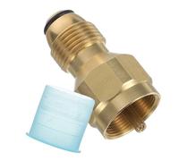 Sosoport Adattatore per Bombola di Propano Qcc1 in Ottone Resistente, Connettore Sicuro per Fornelli da Campeggio e Ricarica all’Aperto, Kit di Conversione per Gas Ad Alta Pressione