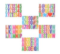 Sosoport Adesivi Lettere Autoadesivi Impermeabili da 2,5 Pollici, Set da 12 Pezzi per Cassette Postali e Decorazioni Multiuso Resistenti alle Intemperie per Superfici Lisce