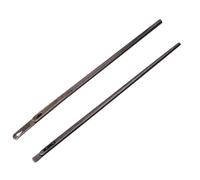 Sosoport Aghi per Cucito in Acciaio per Pelle 2 Pezzi Set, Aghi per Cordini in Pelle Doppio e Singolo Foro, Utensili Artigianali per Lavorazione Pelle e Riparazione Accessori