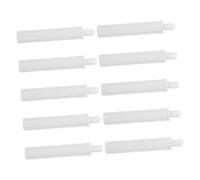 Sosoport Ammortizzatore per Porte Armadio Bianco Pom 10 Pezzi