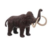 Sosoport antico giocattolo dell'elefante Decorazioni per la casa con statuette di elefanti Figurine animali realistiche Decorazioni per la casa degli elefanti plastica