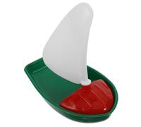 Sosoport barche con vasca galleggiante giocattoli per barche da piscina giocattoli da bagno piscine Giocattoli barca a vela in miniatura giocattolo da bagno in barca plastica Verde