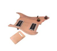 Sosoport Battipenna per Chitarra Elettrica con Pickup Precablato Potenziato, Protezione in Ottone Antico, Set Completo per Sostituzione e Personalizzazione Chitarra