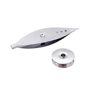 Sosoport Bobbina per Macchina da Cucire Riutilizzabile in Ferro Argento | Strumento per Lavorare Maglia, Accessori Macchina da Cucire, Bobina Lunga, Uso Filo Inferiore