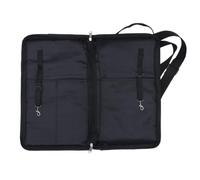 Sosoport Borsa per Bacchette da Batteria per Design Ergonomico Oxford Nero, Grande Capacità per Batteristi Giovani