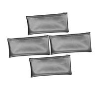 Sosoport Borsa Porta Microfono in Pelle Pu Cerniera, Custodia Portatile Antipolvere Resistente All’usura, Set da 4 Pezzi Compatto e Leggero per Cantanti e Uso da Viaggio