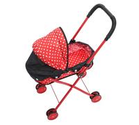 Sosoport Carrello Giocattolo Bambole Giocare Vivaio Mini Ragazza Carrozza Bambolina Con Passeggino Giocattoli Bambola Carrozzina Minuscolo Carriola Telaio in Ferro