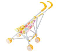 Sosoport carrello giocattolo roba da bambola portaoggetti per passeggino giocare agli accessori della casa da gioco passeggino per casa delle bambole plastica