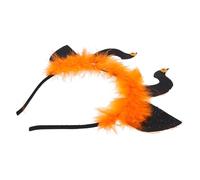 Sosoport Cerchietto in ABS e Poliestere per Halloween da Diavolo Cornas Design Unico, Facile da Indossare e Riutilizzabile per Feste e Cosplay