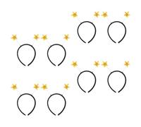 Sosoport Cerchietto Stelle Dorate a Cinque Punte e Metallo 8 Pezzi Fascia Leggera e Regolabile Accessorio Divertente e Riutilizzabile per Feste di Compleanno e Vacanze