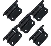 Sosoport Cerniera per Porta Armadio in Ferro 6 Pezzi 51X6X15 MM Nera Elettrofosfatazione per Mobili da Cucina e Bagno Resistenza All’Usura e Alta Capacità di Carico Forniture per la